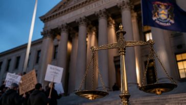 Trump Vows to Ban Sharia Law, Courts and Michigan Brace