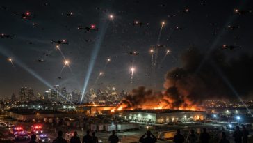 Hundreds of Ukrainian Drones Swarm Moscow Region, Sparks Retaliation