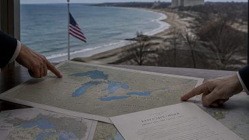President Donald J. Trump Renames Lake Ontario to Lake America