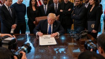 President Trump Calls AI Super Intelligence, Pushes Voluntary Accord