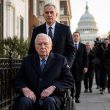 Senator Mitch McConnell Returns in Wheelchair and Vows to Vote