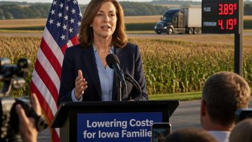 Rep. Ashley Hinson Links Ending Iran War to Lower Gas for Iowans