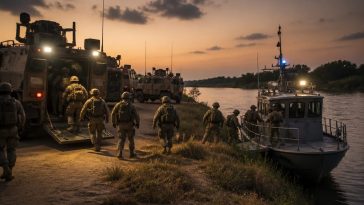 Hundreds of U.S. Troops Rush to Rio Grande After Coast Guard Shot At