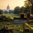 Trump Announces Nov 15 DC Golf Overhaul as Judge Halts Tree Cutting