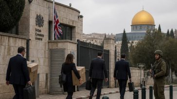 UK Downgrades Jerusalem Mission, Halts Palestinian Security Training