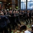 Albanian MPs Brawl Over Voting Cards as Protests Rock Tirana