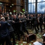 Albanian MPs Brawl Over Voting Cards as Protests Rock Tirana