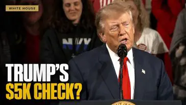 Trump Just Made The Call On The $5K Check From The White House