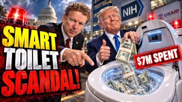 Rand Paul dropped the $7M smart toilet tab, and his toilet-bowl line lands even harder