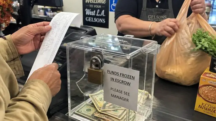 LA Shoppers Hit With Higher Sales Tax While Cash Sits in Escrow