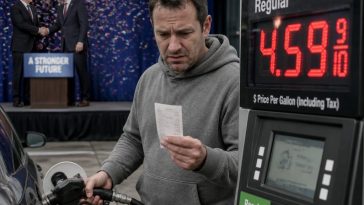 Newsom and Schwarzenegger Celebrate AB 32 as Californians Pay at Pump