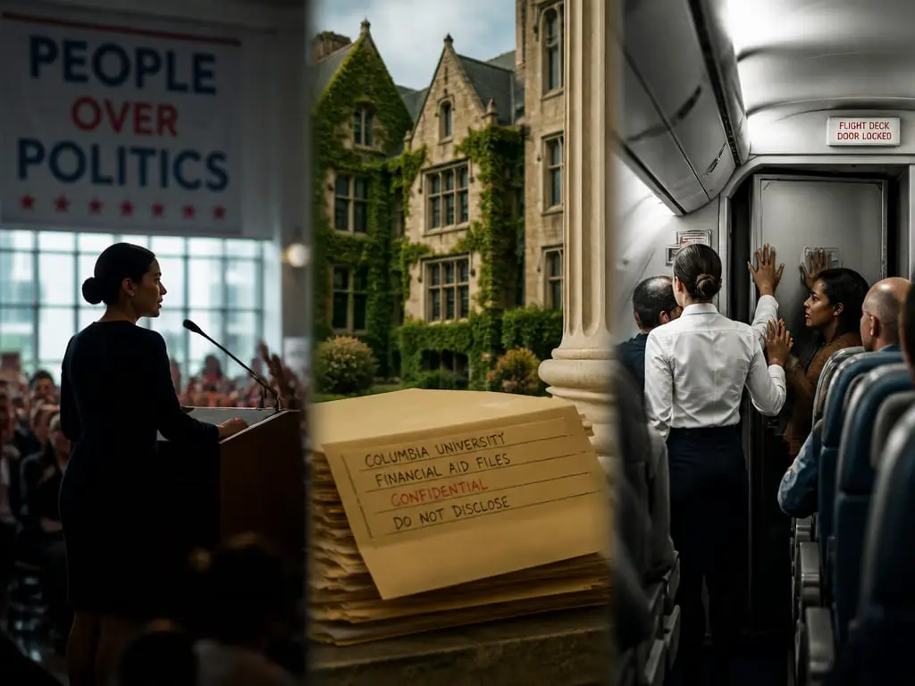 AOC Attacks Elites as Cornell Probe Reopens; NYT Downplays Stabbing
