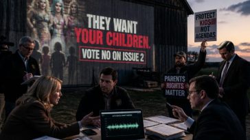 GOP Ad Claims Jamie Ager Hosted Drag Barn Dance, AI Fight Erupts