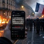 President Donald J. Trump blames migration for France riots