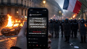 President Donald J. Trump blames migration for France riots