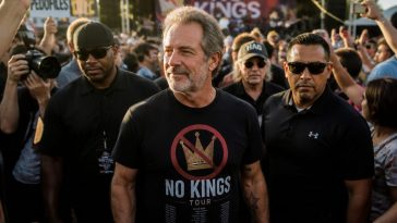 Jack Smith Wears Springsteen No Kings Shirt at Left‑Wing Festival