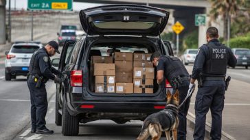 K-9 Otis Busts 440 Pounds of Cocaine Hidden in SUV
