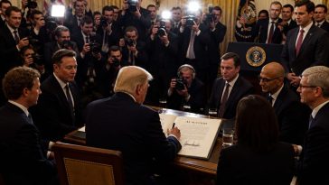 Trump Secures Big Tech Pledge on Super Intelligence Accord