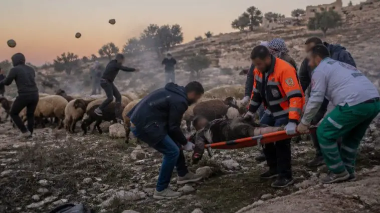 Hamas Praises Oct. 7 as Israelis Stoned Near Sebastia, 5 Hurt