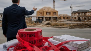 Turner Urges Cutting Red Tape as Builder Confidence Hits 14-Year Low